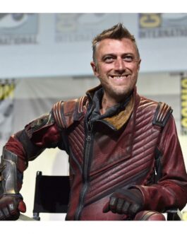 Sean Gunn Guardians of The Galaxy 3 Maroon Jacket