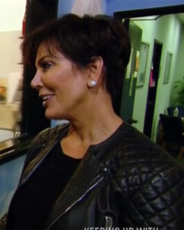 Kris Jenner KUWTK Season 9 Leather Jacket