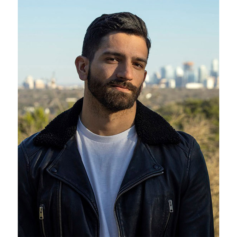 Kris Kelkar Swiping America Leather Jacket - Image 2