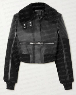 Evil Season 3 Katja Herbers Bomber Leather Jacket