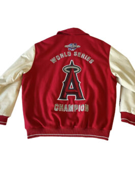 LA Angels World Series Champion 2002 Varsity Jacket