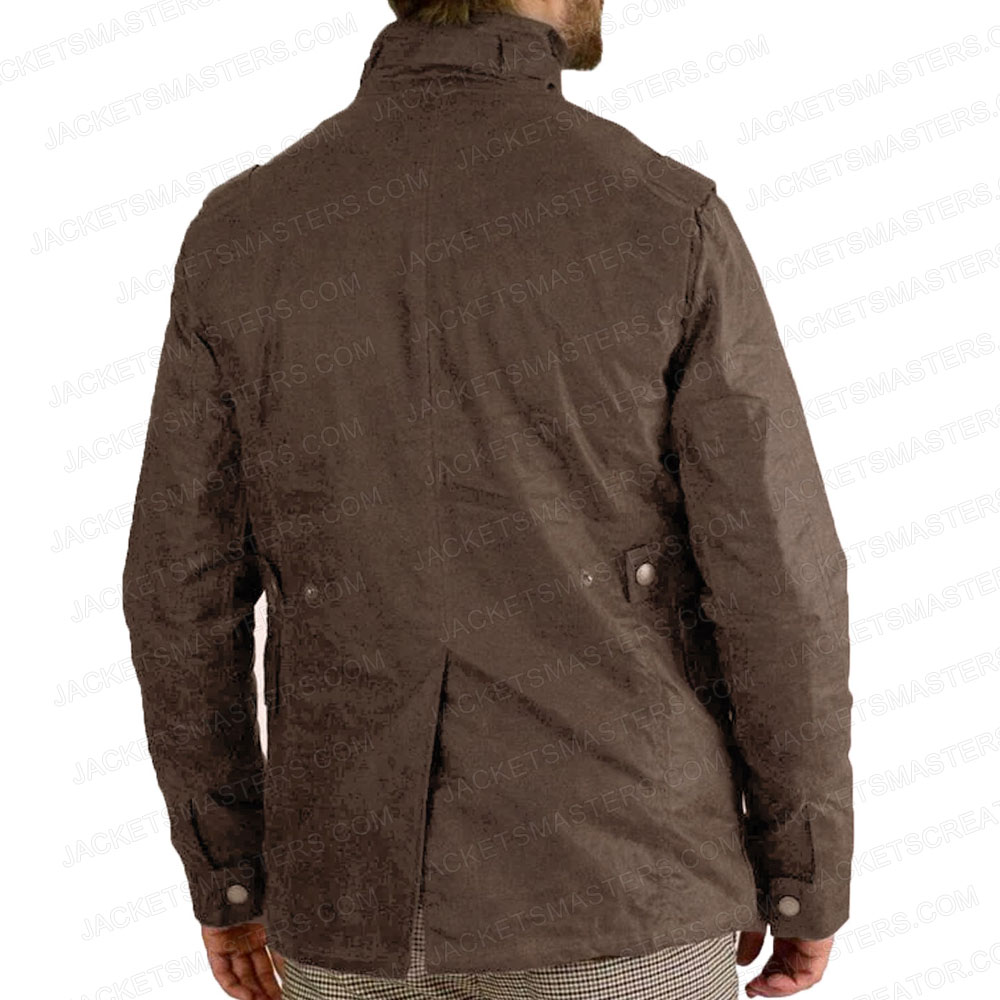 Eoin Macken La Brea Season 2 Brown Cotton Jacket - Image 3