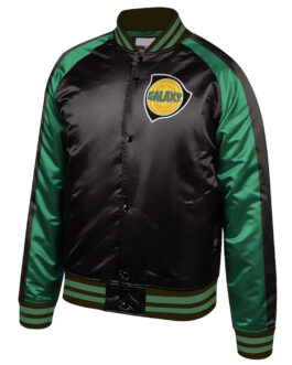 LA Galaxy Since 96 Black Satin Jacket