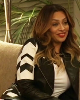 La La Anthony La La’s Full Court Life Leather Jacket