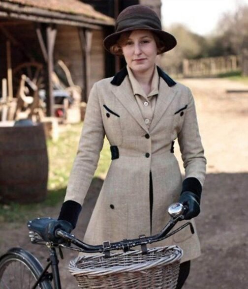 A New Era Laura Carmichael Downton Abbey Khaki Coat