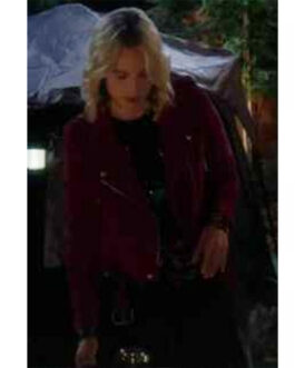 Last Man Standing S09 Molly Ephraim Red Suede Jacket