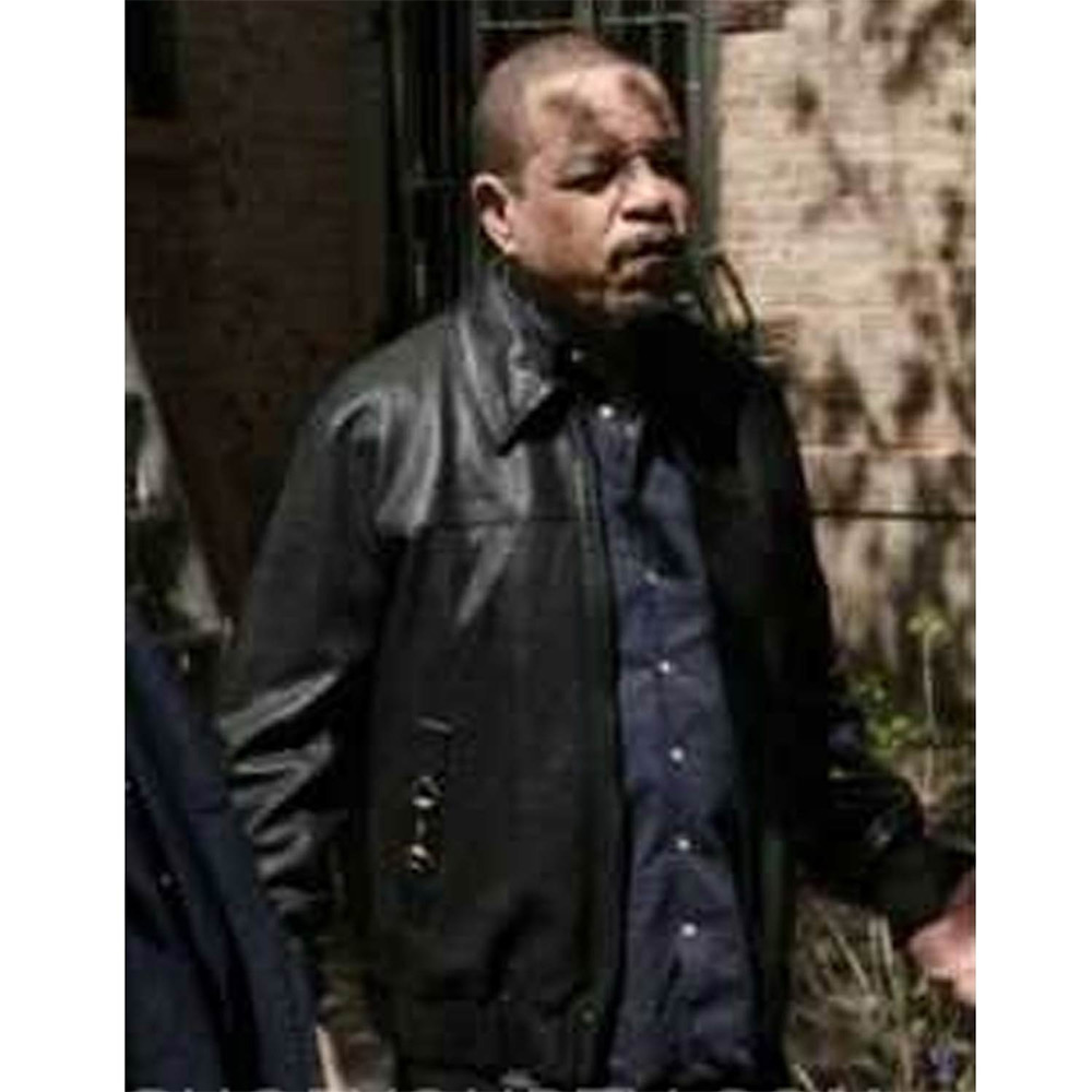 Law & Order Special Victims Unit Ice-T Leather Jacket - Image 2