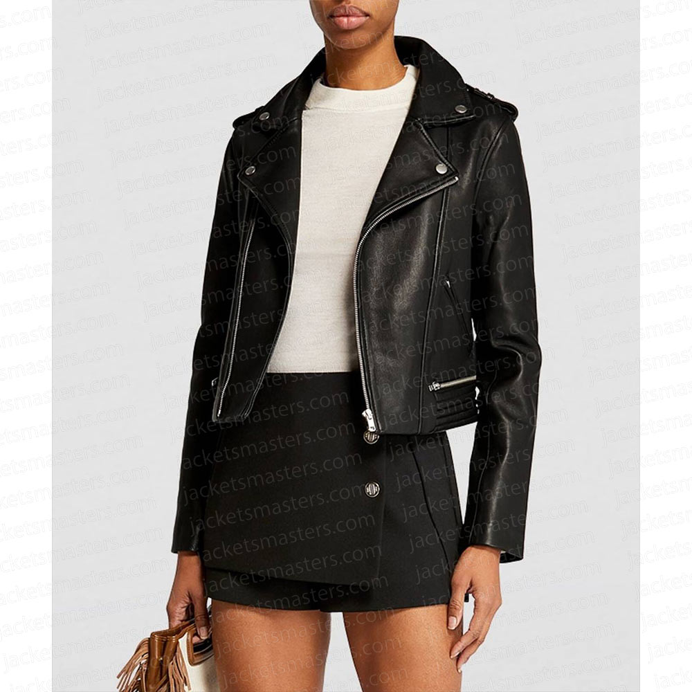 Nancy Drew Season 4 Leah Lewis Leather Jacket - Image 3