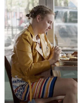 Girls Season 6 Lena Dunham Leather Jacket