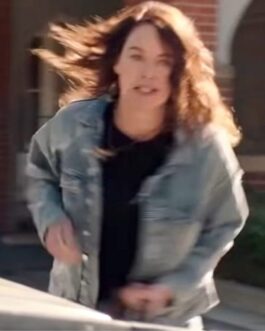 Lena Headey 9 Bullets Blue Jacket