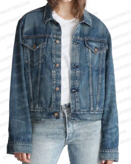 Echoes Michelle Monaghan Blue Denim Jacket