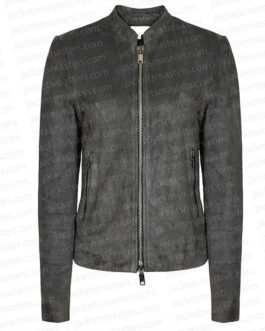 Blood & Treasure S02 Sofia Pernas Black Suede Jacket