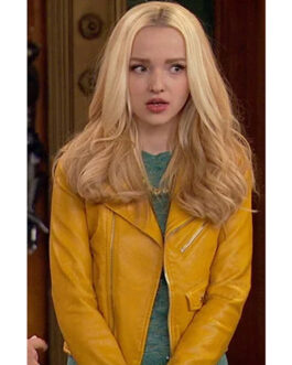 Liv and Maddie S04 Dove Cameron Yellow Leather Jacket