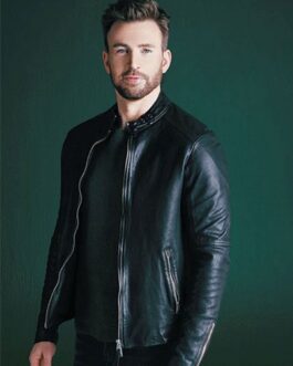 Live Smarter Better World Chris Evans Black Jacket