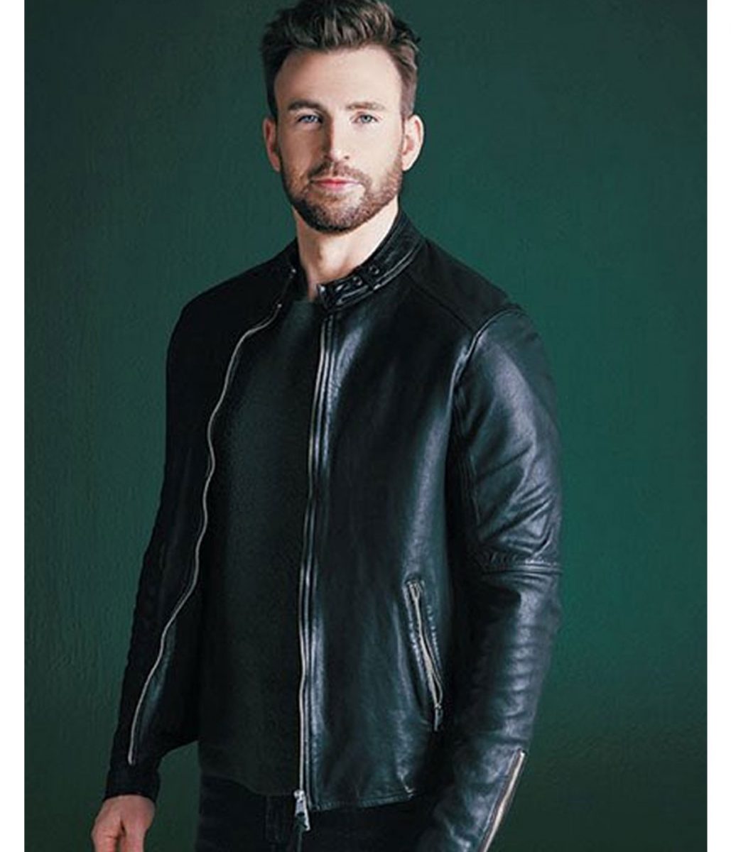 Live Smarter Better World Chris Evans Black Jacket - Image 2