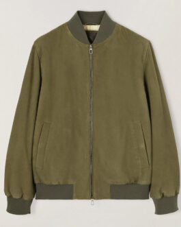 Ryan Seacrest Live with Kelly and Ryan Suede Bomber Jacket