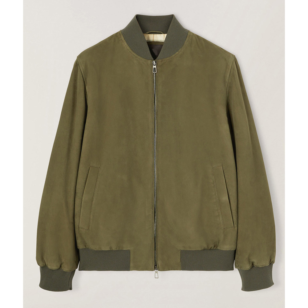 Ryan Seacrest Live with Kelly and Ryan Suede Bomber Jacket