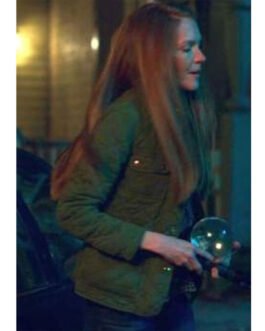 Locke & Key Darby Stanchfield Downtown Quilted Green Jacket