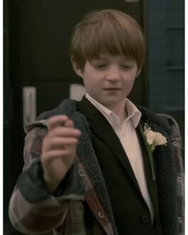 Kesler Talbot Lost Ollie Checkered Shearling Jacket