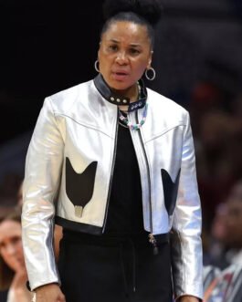 Dawn Staley Silver Leather Jacket