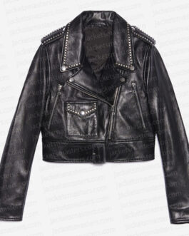 Maggie Nichole Sakura Studded Leather Jacket
