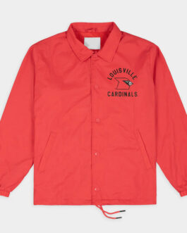 Louisville Cardinals Red Rage Retro Coaches Jacket