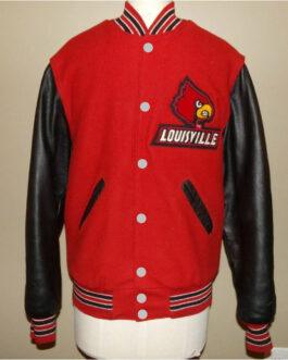 Louisville Cardinals Varsity Red and Black Jacket
