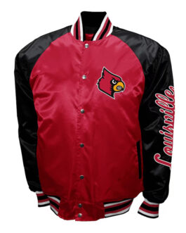 Louisville Cardinals The Game Red Satin Jacket