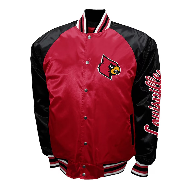 Louisville Cardinals The Game Red Satin Jacket