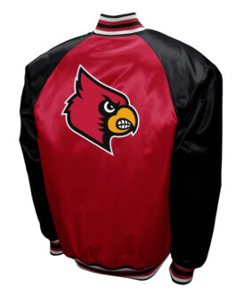 Louisville Cardinals The Game Red Satin Jacket