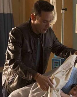 Kevin Alejandro Lucifer Season 05 Brown  Leather Jacket
