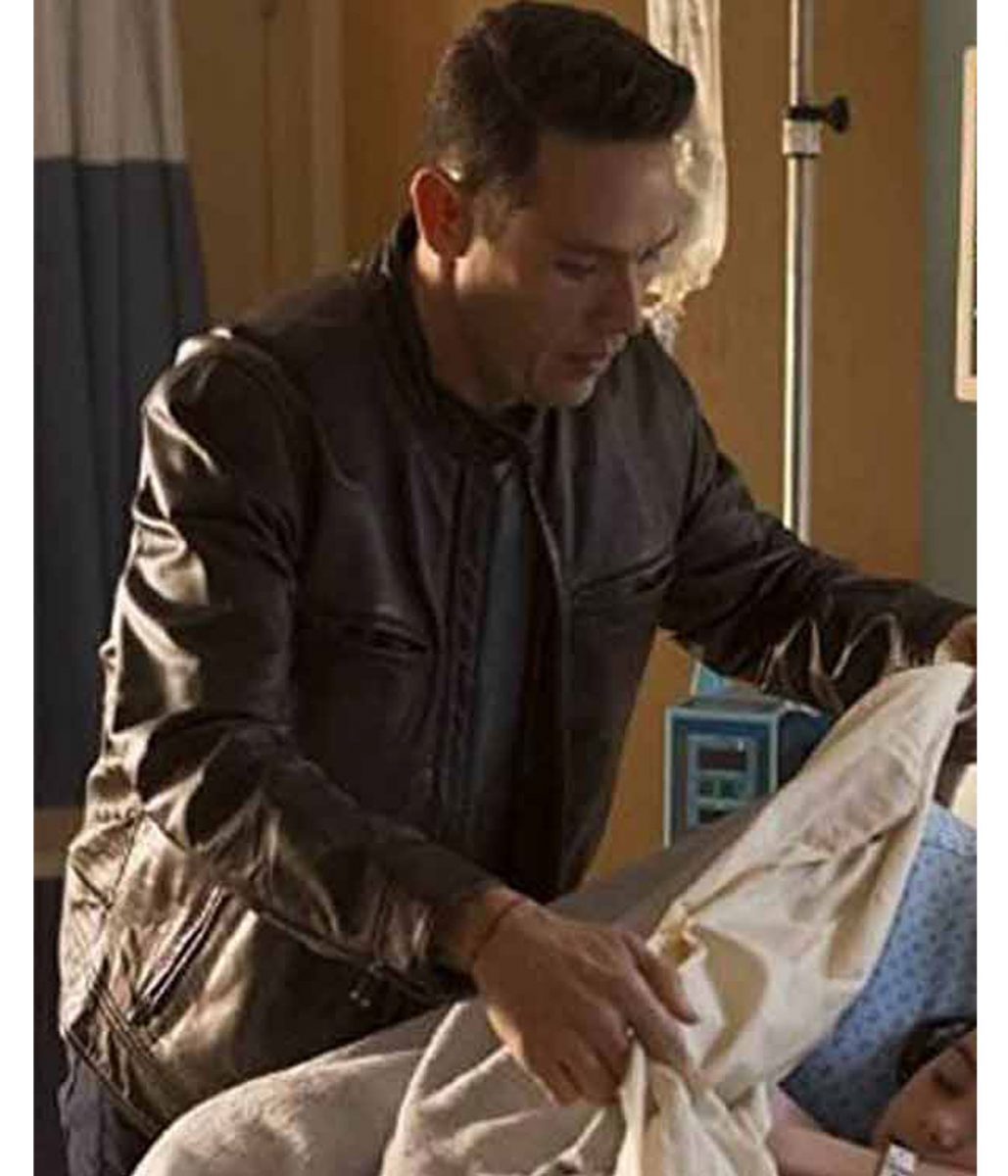 Kevin Alejandro Lucifer Season 05 Brown Leather Jacket - Image 2