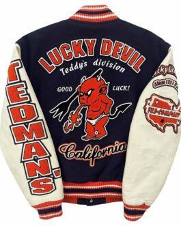 Lucky Devil Varsity Jacket