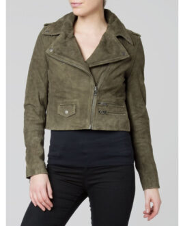 Tell Me Lies Grace Van Patten Suede Jacket