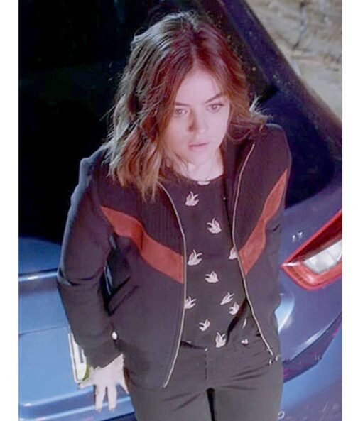 Pretty Little Liars S07 Lucy Hale Bomber Jacket - Image 2
