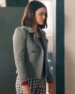 Lucy Hale The Hating Game Grey Wool Jacket