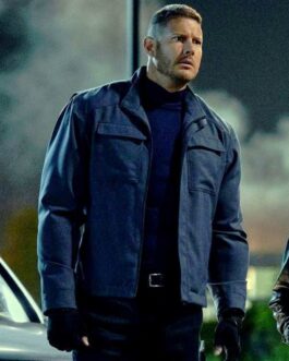 The Umbrella Academy S03 Tom Hopper Blue Cotton Jacket
