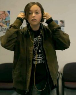 Sofia Rosinsky Paper Girls Bomber Green Jacket