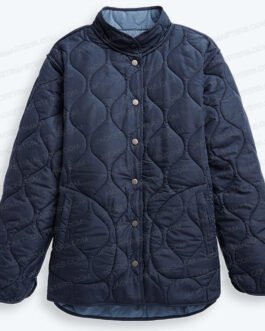 Missy Peregrym FBI Blue Quilted Jacket