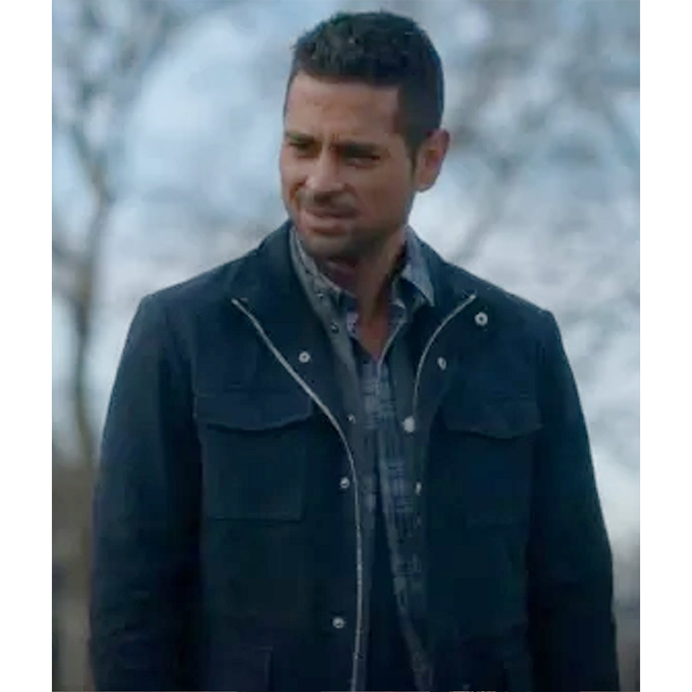 Manifest Season 4 Jr Ramirez Suede Four Pocket Jacket - Image 2