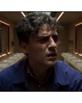 Oscar Isaac Moon Knight Cotton Blue Jacket