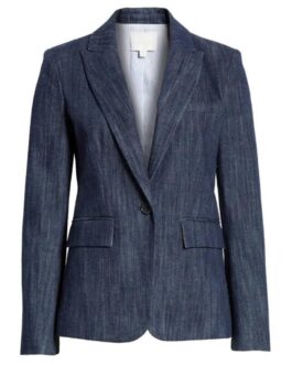 Good Trouble S04 Cierra Ramirez Denim Blazer