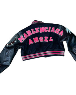 It Girl Marlenciaga Angel Varsity Jacket