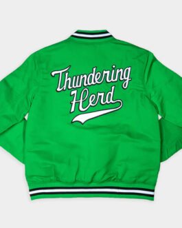 Marshall Thundering Herd Script Bomber Jacket