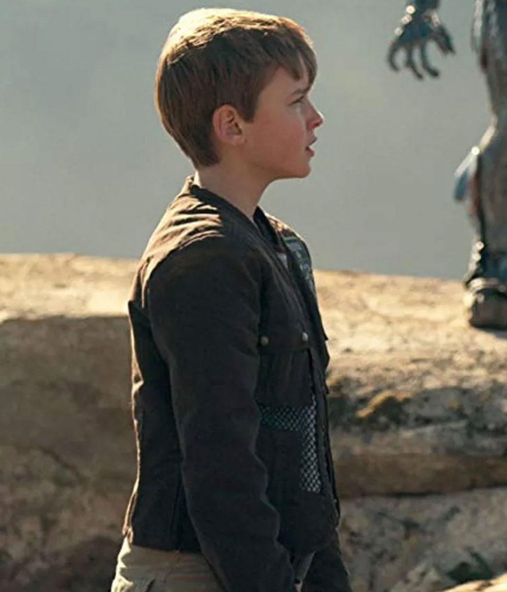 Maxwell Jenkins Lost in Space Brown Cotton Jacket - Image 8