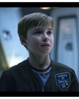 Maxwell Jenkins Lost in Space Brown Cotton Jacket