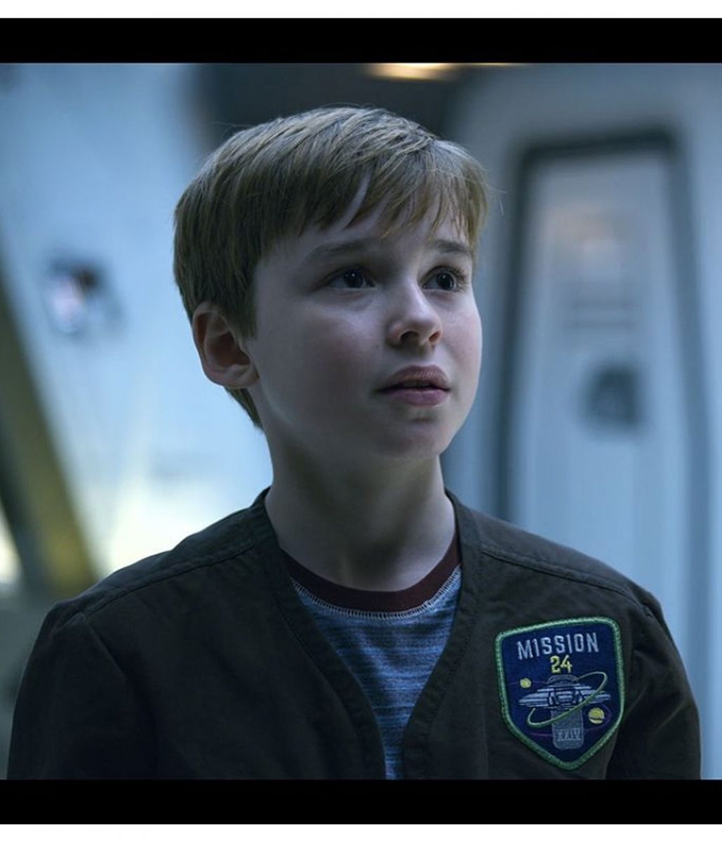 Maxwell Jenkins Lost in Space Brown Cotton Jacket - Image 2