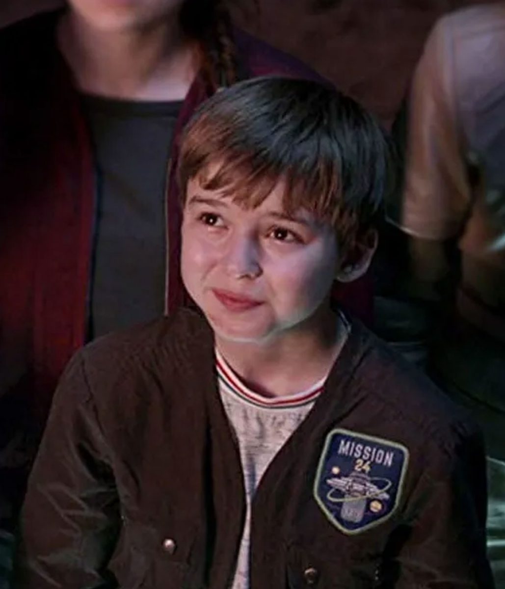 Maxwell Jenkins Lost in Space Brown Cotton Jacket - Image 3