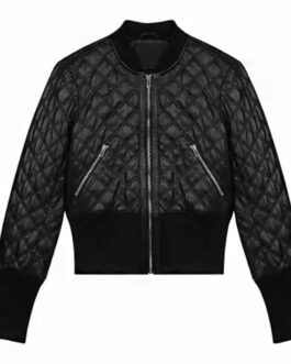 Fool Me Once Michelle Keegan Quilted Leather Jacket
