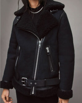 Fool Me Once Michelle Keegan Shearling Jacket